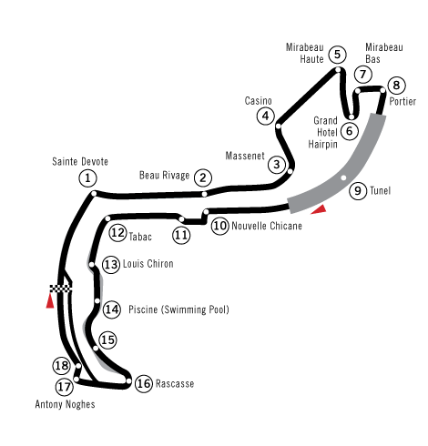 F1 Monacoi Nagydíj online stream élőben